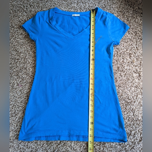 💙 Look Better Naked 💙 V-Neck Sexy Pole Dance Fitness Tee - Picture 11 of 14